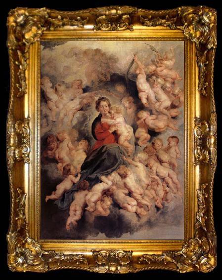 framed  Peter Paul Rubens La Vierge a l